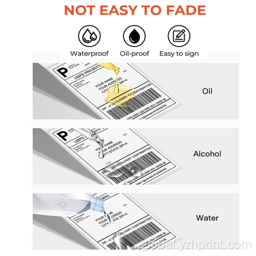 Kraft Thermal Labels Long-Lasting Direct thermal paper rolls Manufactory